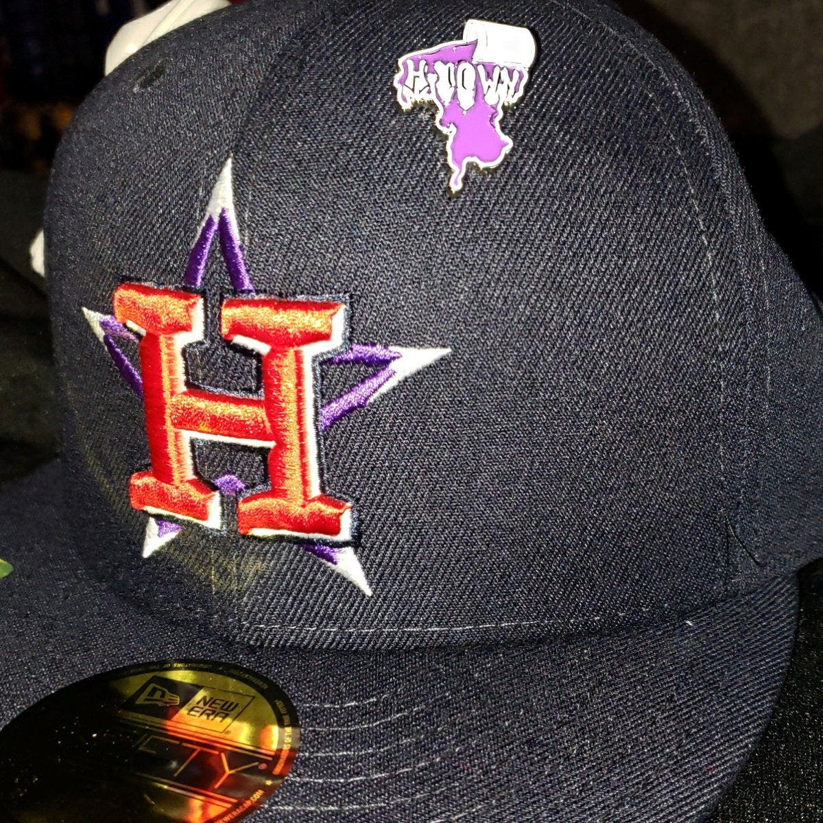 H-Town Drip State Houston Hip Hop Enamel Lapel Pin