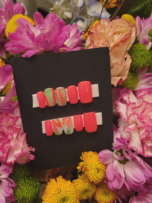 Watermelon Fantabulous Nails