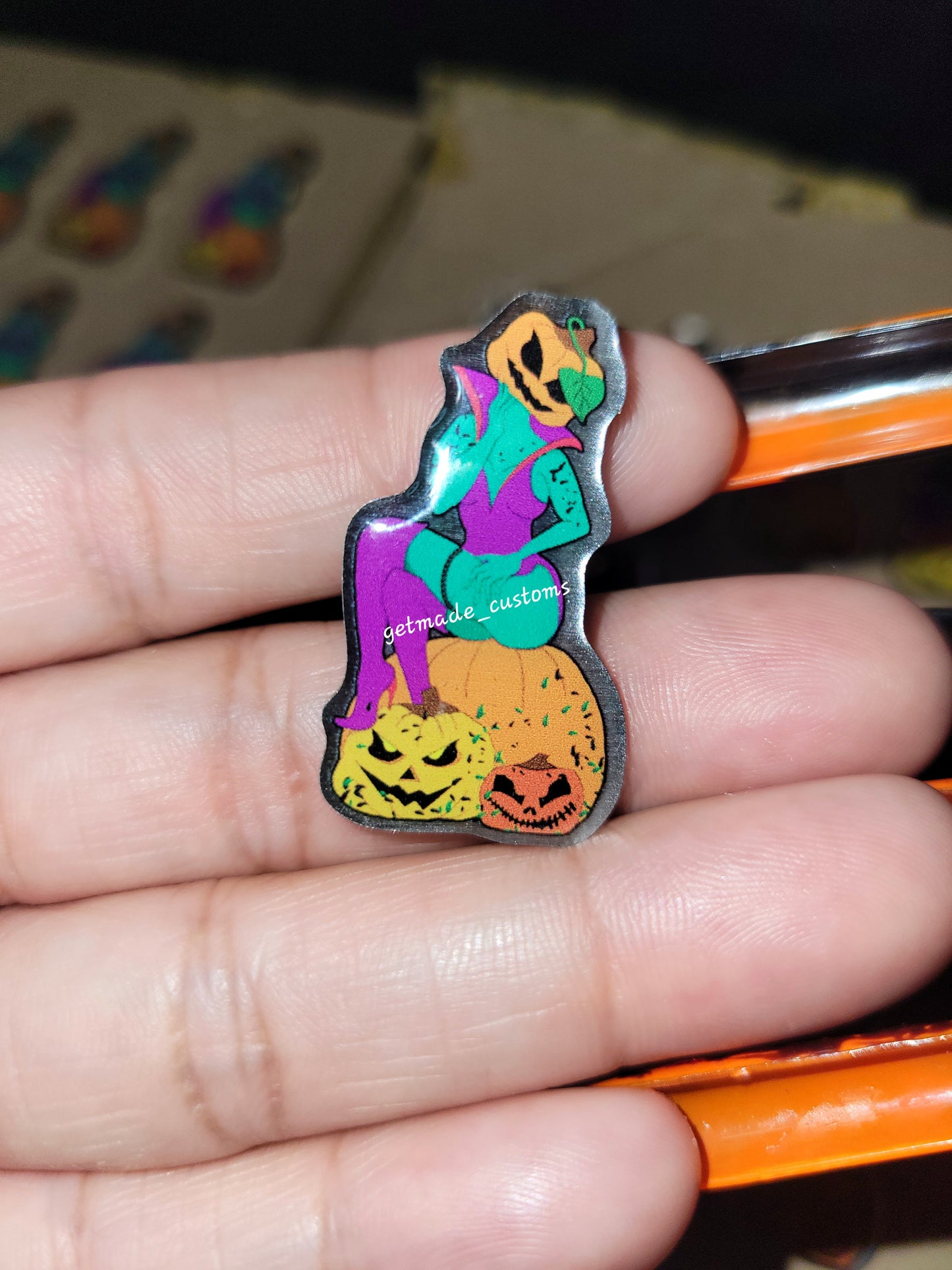 Pumpkintina Eco-Friendly Custom Hip Hop Enamel Lapel Pin