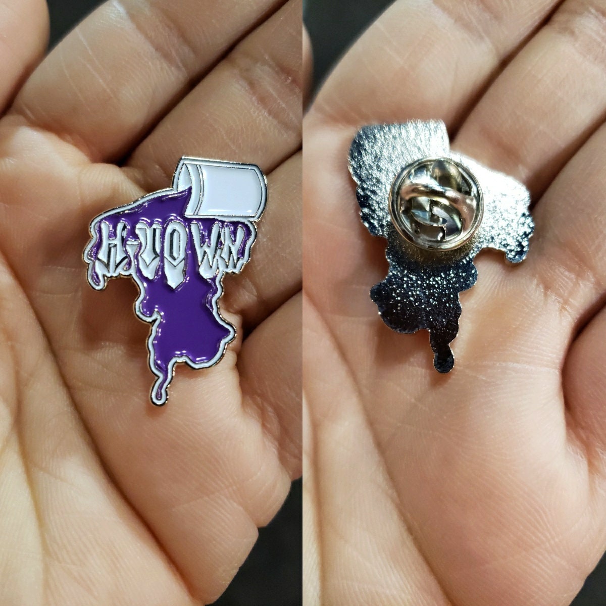 Retailer Houston themed hat pins