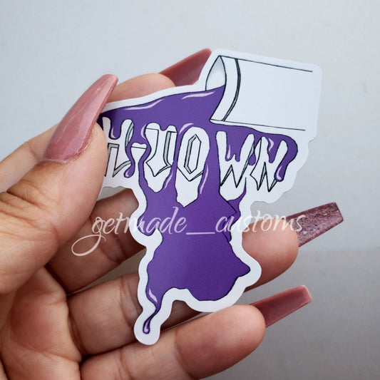 Htown Drip Lean State Decal Sticker